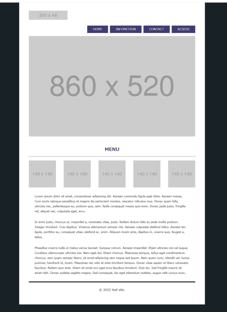 HTML&CSS練習lesson1